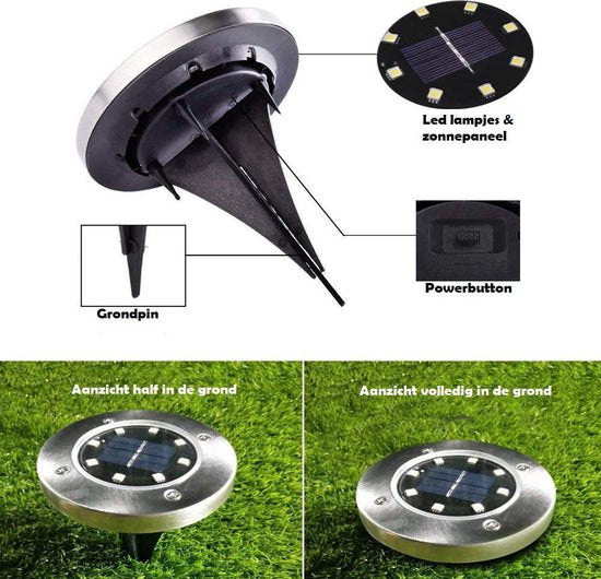 Draadloze LED Solar Tuinlampen  - voor deperfecte sfeer in jouw tuin!