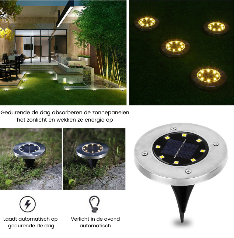 Draadloze LED Solar Tuinlampen  - voor deperfecte sfeer in jouw tuin!