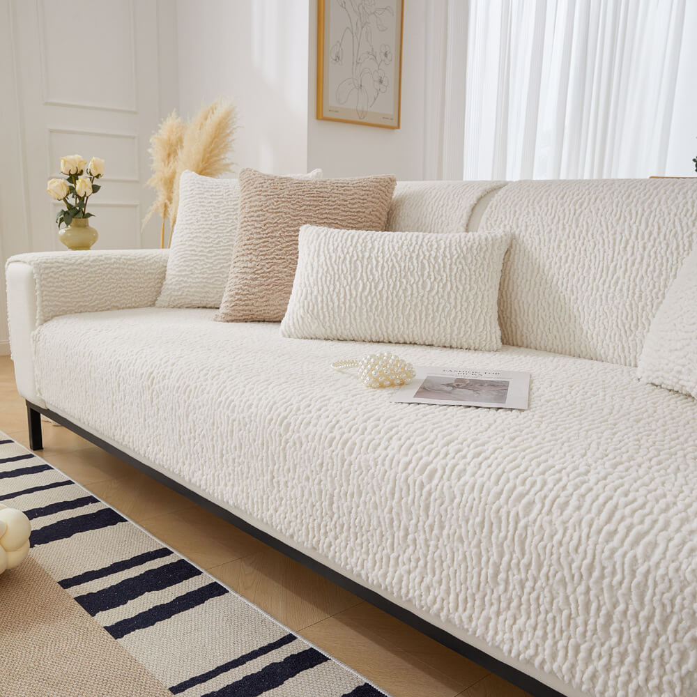 SofaCover™-Cream Colour BerberFleece