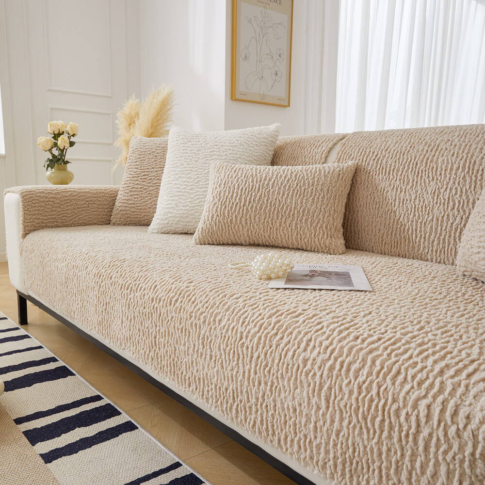 SofaCover™-Cream Colour BerberFleece